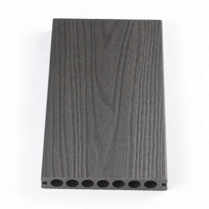 Charcoal co-extrusion wpc decking