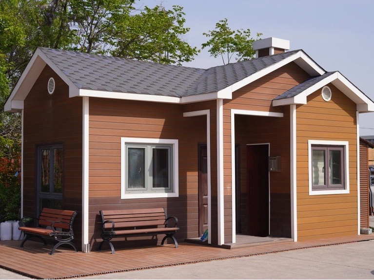 Instalación de parque público - Revestimiento de pared de WPC