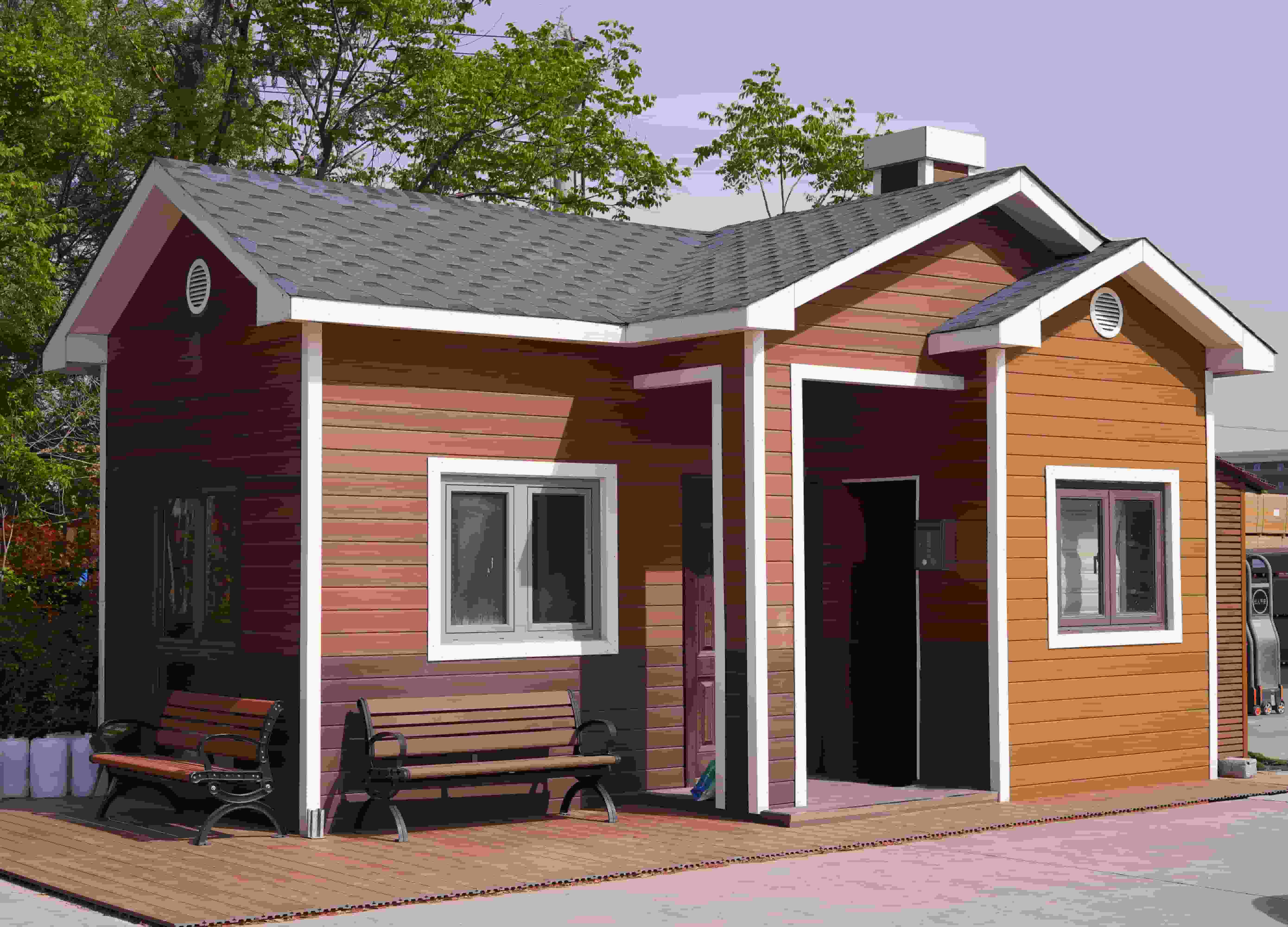 Waterproof WPC exterior wall cladding panels